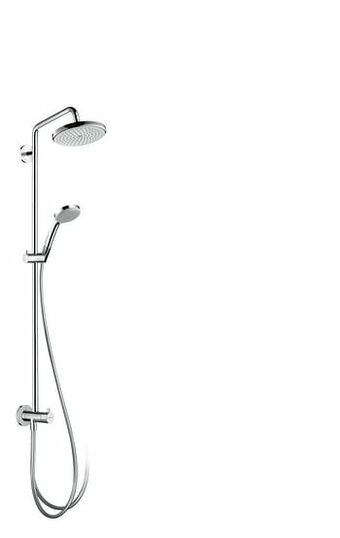 Hansgrohe Croma 220 Reno regendoucheset zonder kraan glanzend chroom