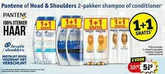 Kruidvat Head + shoulders shampoo supreme voeding aanbieding