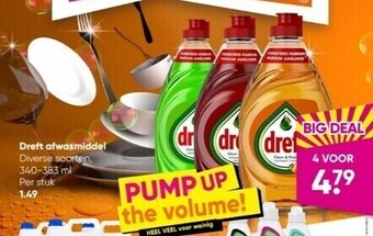 Big Bazar Dreft afwasmiddel aanbieding