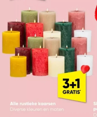 Alle rustieke kaarsen
