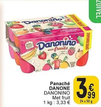 Cora Panaché danone danonino aanbieding