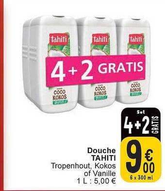 Cora Douche tahiti aanbieding