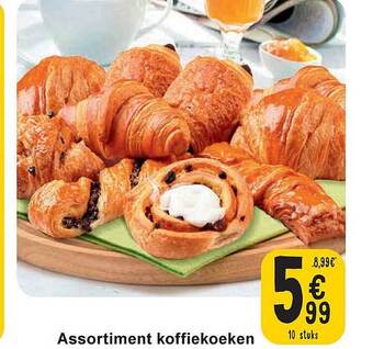 Assortiment koffiekoeken