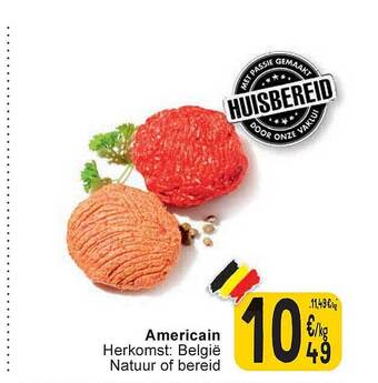 Cora Americain aanbieding