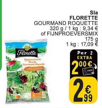 Cora Sla florette aanbieding