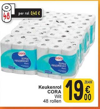 Cora Keukenrol aanbieding