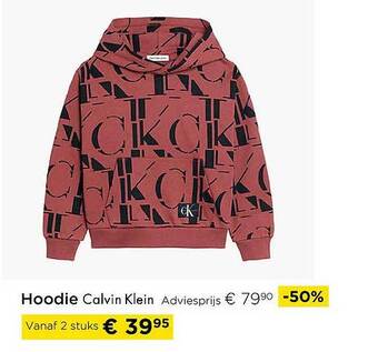 Molecule Hoodie calvin klein aanbieding
