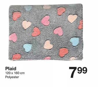 Zeeman Plaid aanbieding
