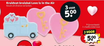 Kruidvat Kruidvat bruisbal love is in the air aanbieding