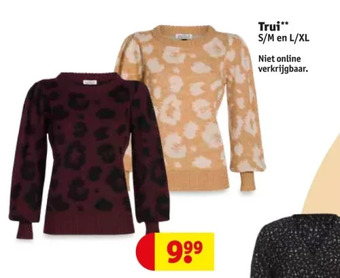 Kruidvat Trui aanbieding