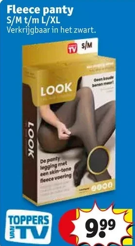 Kruidvat Fleece panty aanbieding