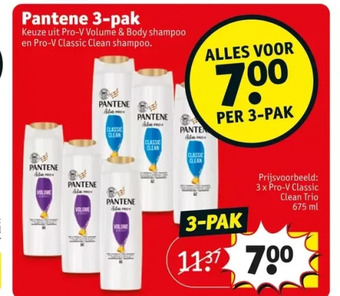 Kruidvat Pantene 3-pak aanbieding