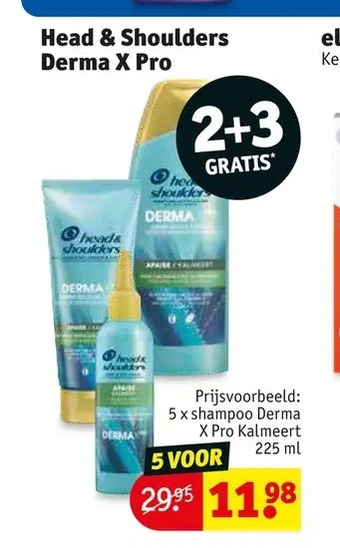 Kruidvat Head & shoulders derma x pro aanbieding