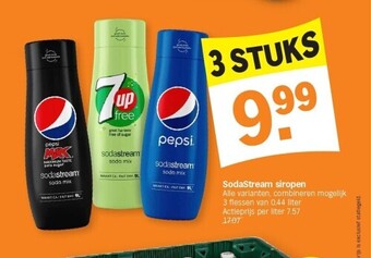 Albert Heijn Sodastream siropen aanbieding