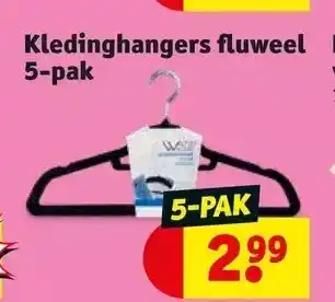 Kledinghangers fluweel 5-pak