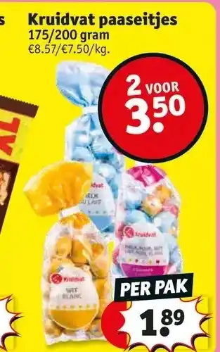 Kruidvat Kruidvat paaseitjes 175/200 aram aanbieding