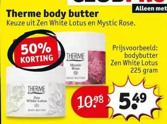 Kruidvat Therme body butter aanbieding