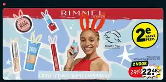 Kruidvat 2x rimmel kind & free skin tint aanbieding