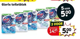 Kruidvat Glorix toiletblok aanbieding