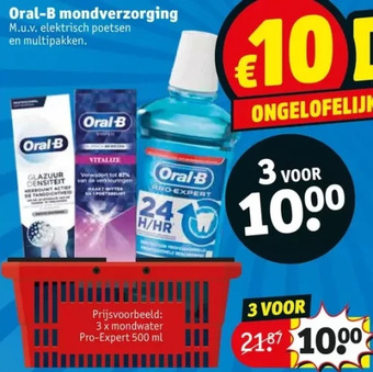 Kruidvat Oral-b mondverzorging aanbieding