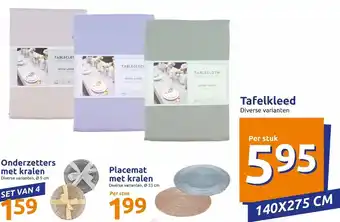 Action Tafelkleed 140x275cm aanbieding