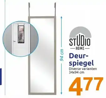 Action Studio Home Deur spiegel aanbieding
