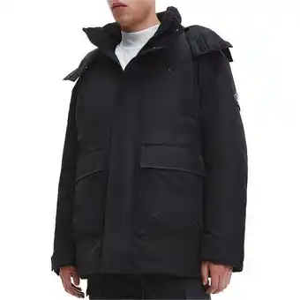 Plutosport Calvin klein non-down technical parka winterjas heren aanbieding