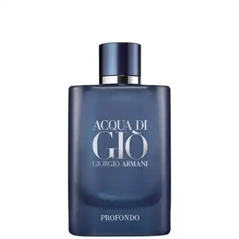 LOOKFANTASTIC Armani acqua di gio profondo eau de parfum 125ml aanbieding