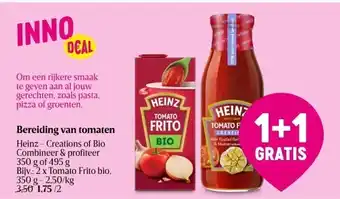 Delhaize Bereiding van tomaten heinz aanbieding