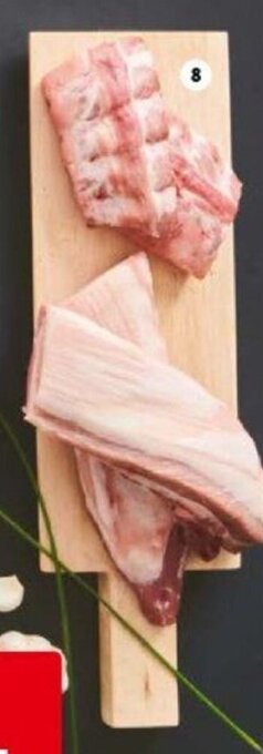 Auchan Porc Travers Ou Ribs Le Kg aanbieding