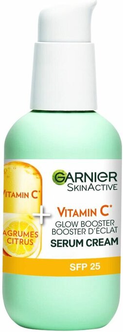 Bol.com Garnier skinactive - serum cream met vitamine c* en spf25 - 50ml aanbieding