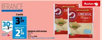Auchan Emmental rape auchan 350g aanbieding