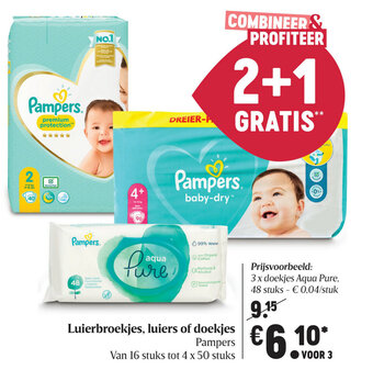 Delhaize Luierbroekjes, luiers of doekjes aanbieding