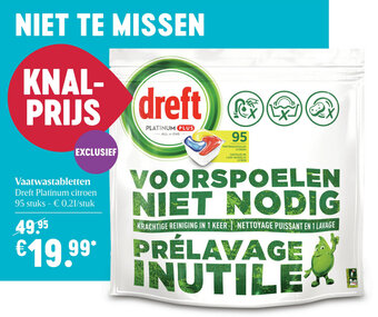 Delhaize Vaatwastabletten aanbieding