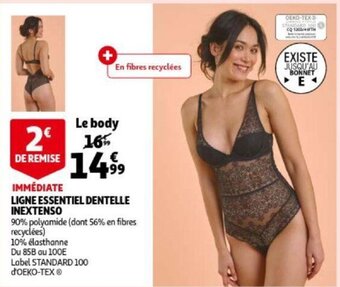 Auchan Ligne essentiel dentelle inextenso aanbieding
