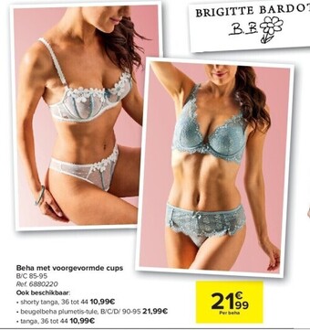 Carrefour Beha met voorgevormde cups aanbieding
