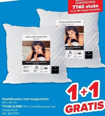 Hoofdkussen met traagschuim
