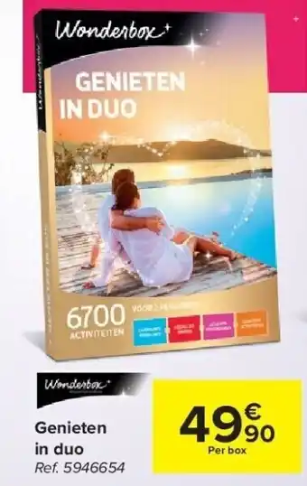 Genieten in duo