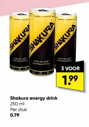 Big Bazar Shakura energy drink aanbieding