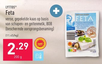ALDI Lyttos Feta 200g aanbieding