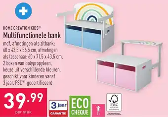 ALDI Home Creation Kids Multifunctionele bank Per Stuk aanbieding