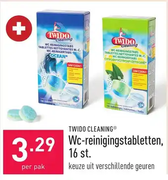 ALDI Twido Cleaning Wc-Reinigingstabletten, Per Pak aanbieding