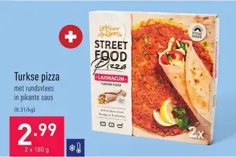 ALDI Turkse Pizza 2 x 180g aanbieding