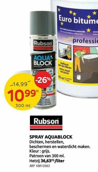 Brico Spray aquablock aanbieding