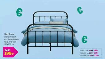 Leen Bakker Bed anne aanbieding