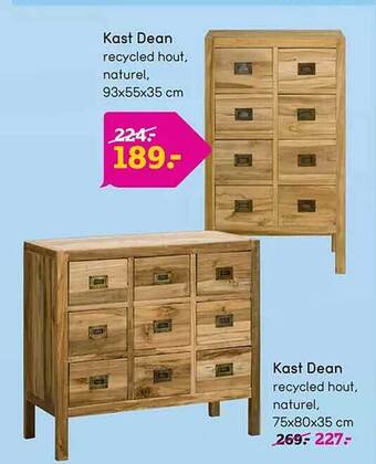 Leen Bakker Kast dean aanbieding