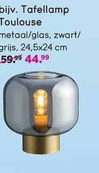 Leen Bakker Tafellamp toulouse aanbieding