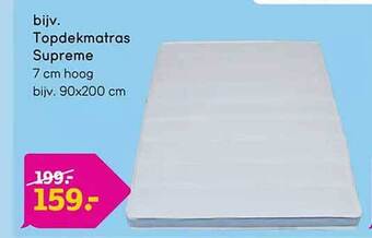 Leen Bakker Topdekmatras supreme aanbieding