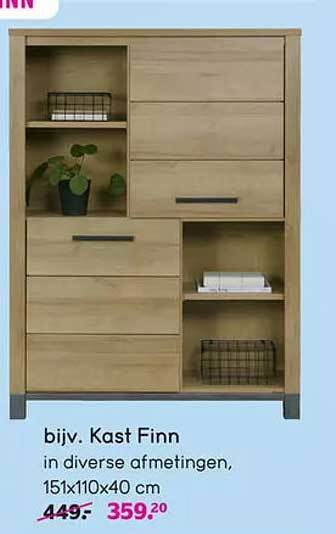 Leen Bakker Kast finn aanbieding