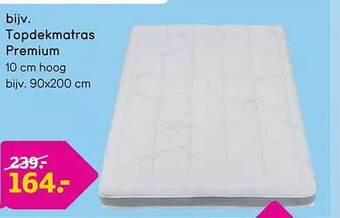 Leen Bakker Topdekmatras premium aanbieding